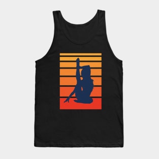 Retro Yoga Silhouette Tank Top